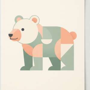 A bear — Minimalist Poster