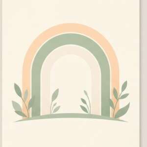 A checkerboard horizon — Minimalist Poster