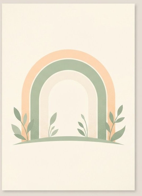 A checkerboard horizon — Minimalist Poster
