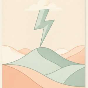 A foggy morning — Minimalist Poster