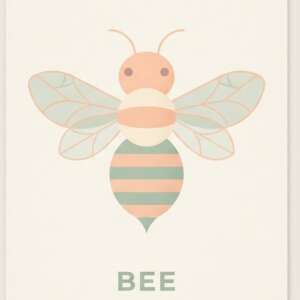 A hummingbird — Minimalist Poster