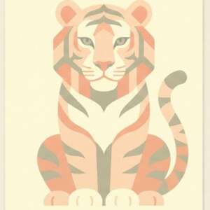 A lion — Minimalist Poster