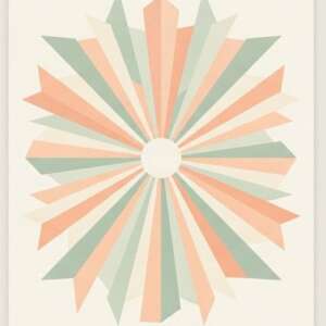 A maze pattern — Minimalist Poster