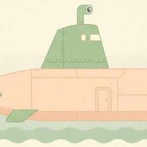 A message in a bottle — Minimalist Poster
