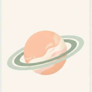 A rainbow after rain — Minimalist Poster
