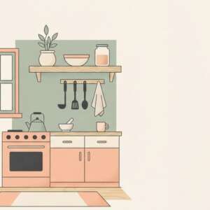 A rustic kitchen — Minimalist Poster