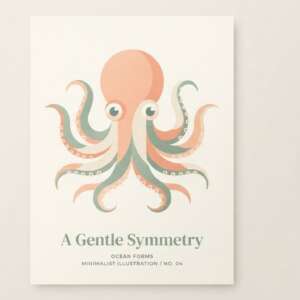 A seahorse — Minimalist Poster