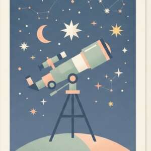 A shooting star — Minimalist Poster