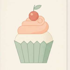 A slice of cake — Minimalist Poster