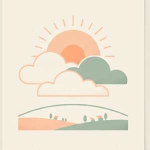 A snowflake — Minimalist Poster