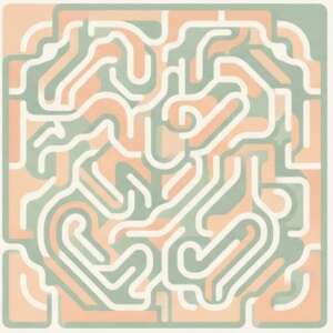 A spiral pattern — Minimalist Poster