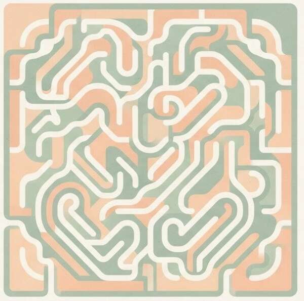 A spiral pattern — Minimalist Poster