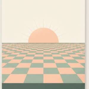 A wave pattern — Minimalist Poster