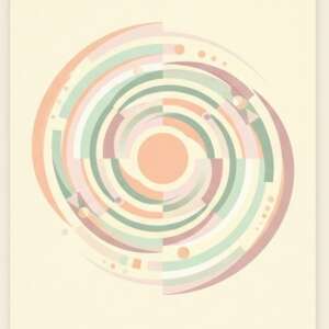 An astronaut floating — Minimalist Poster