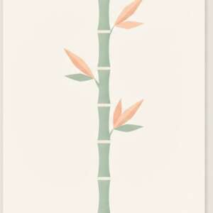 Bamboo Stalk — Minimalist Poster