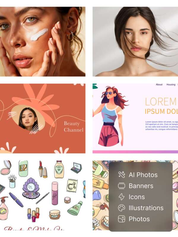 Beauty Graphics Pack — 150 Elegant Assets for Beauty, Wellness & Lifestyle Brands