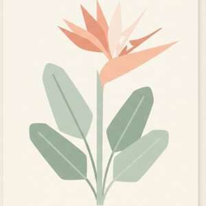 Bird of Paradise — Minimalist Poster