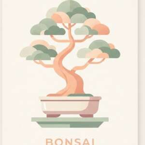 Bonsai — Minimalist Poster