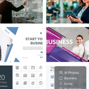 Business Graphics Pack — 150 Premium Assets for Professional Projects
