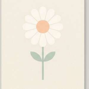 Daisy — Minimalist Poster