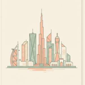 Dubai — Minimalist Poster
