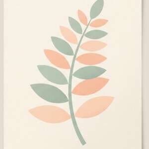 Fern Frond — Minimalist Poster