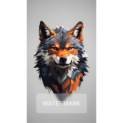 Geometric Canine Majesty