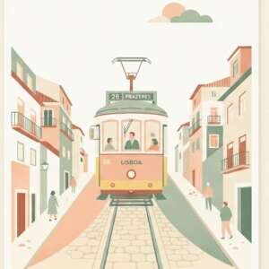 Lisbon — Minimalist Poster