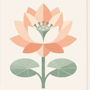 Lotus — Minimalist Poster