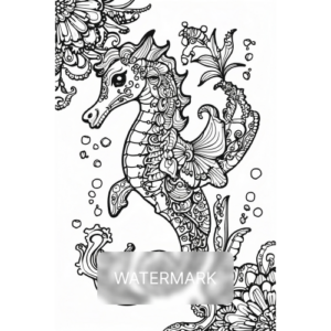 Majestic Seahorse Mandala