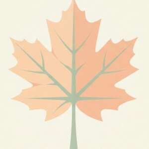 Maple Leaf — Minimalist Poster