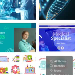 Medicine Graphics Pack — 150 Clean and Professional Assets for Healthcare Projects