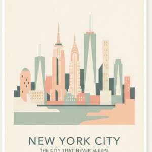 New York — Minimalist Poster
