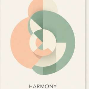 Organic blobs — Minimalist Poster