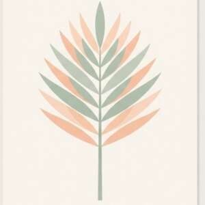 Palm Leaf — Minimalist Poster