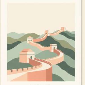 Petra treasury — Minimalist Poster