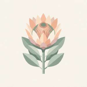 Protea — Minimalist Poster