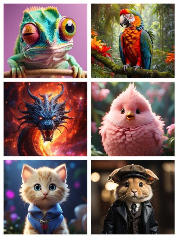 Set of Animals pictures (70)