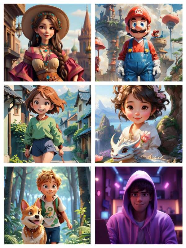 Set of Cartoons pictures (30)