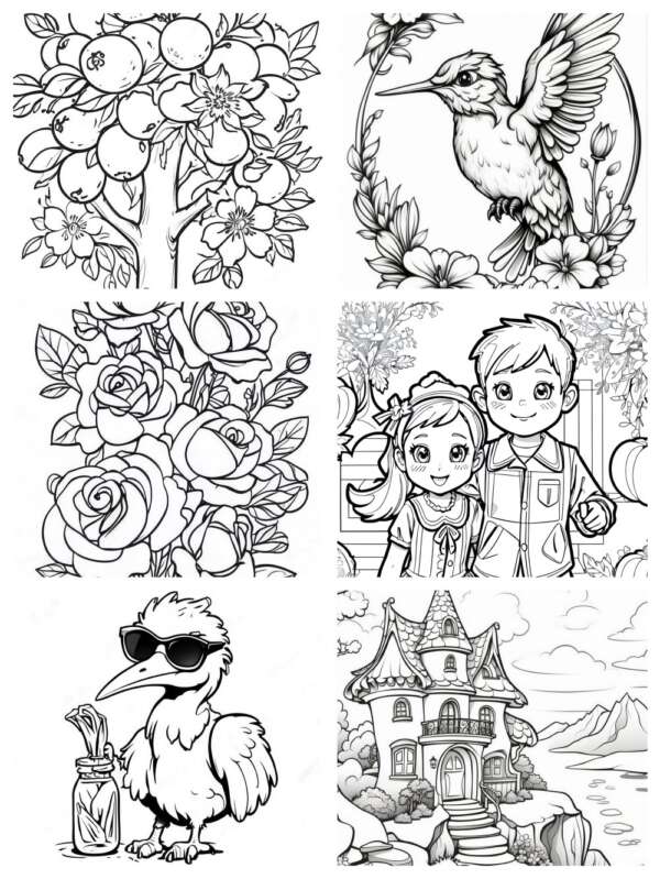 Set of Drawing pictures (30)
