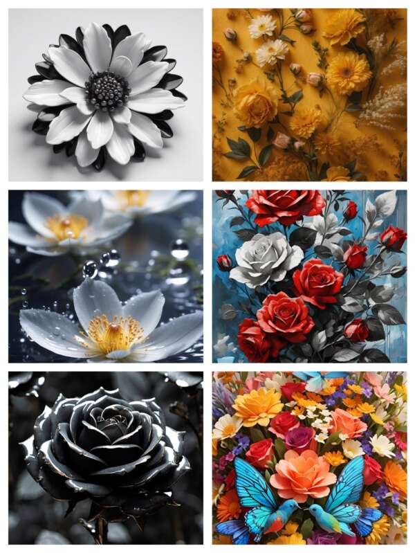 Set of Flowers pictures (20)