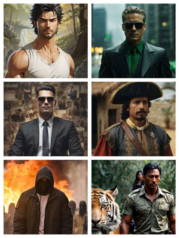 Set of Men pictures (40)