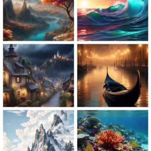 Set of Nature pictures (55)