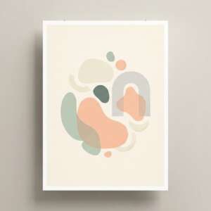 Stacked arches — Minimalist Poster
