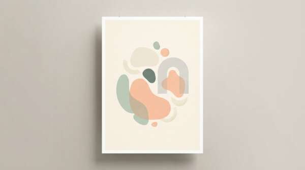 Stacked arches — Minimalist Poster