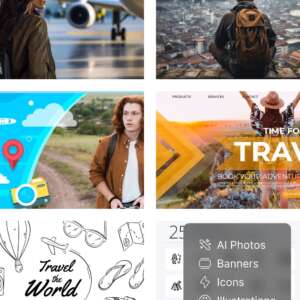 Travel Graphics Pack — 150 Inspiring Assets for Wanderlust-Driven Projects