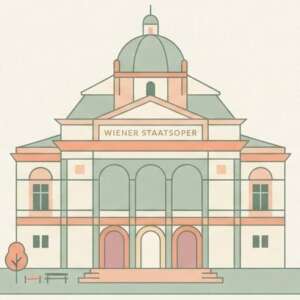 Vienna opera — Minimalist Poster